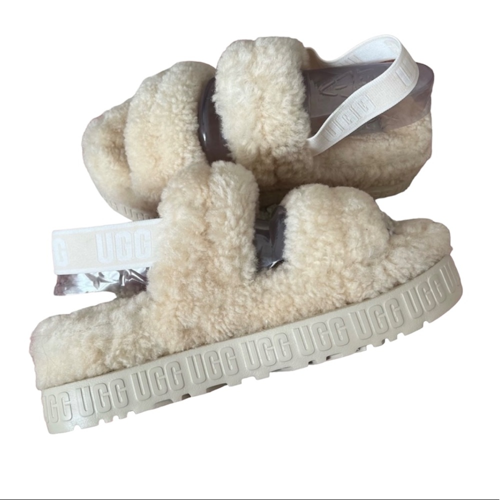 NWOT UGG Oh Fluffita Sherpa Slipper Slides